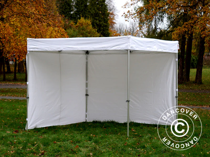 Foldetelt FleXtents® PRO Exhibition m/sidevægge, 3x3m, Hvid, Brandhæmmende - Image 13
