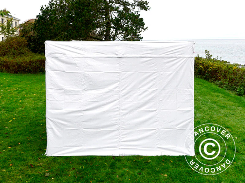 Foldetelt FleXtents® PRO Exhibition m/sidevægge, 3x3m, Hvid, Brandhæmmende - Image 14