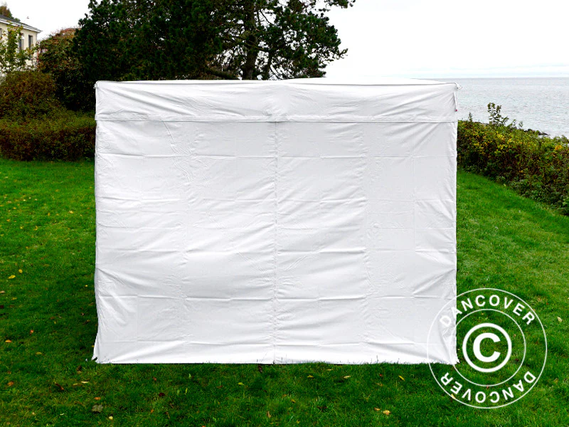 Foldetelt FleXtents® PRO Exhibition m/sidevægge, 3x3m, Hvid, Brandhæmmende - Image 15