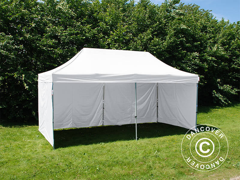 Foldetelt FleXtents® Steel, akutberedskabstelt, 3x6m, Hvid, inkl. 6 sidevægge - Image 5