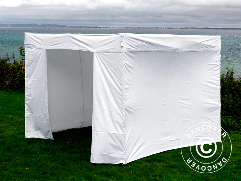 Foldetelt FleXtents® Xtreme 50 Exhibition m/sidevægge, 3x3m, Hvid, Brandhæmmende - Image 17