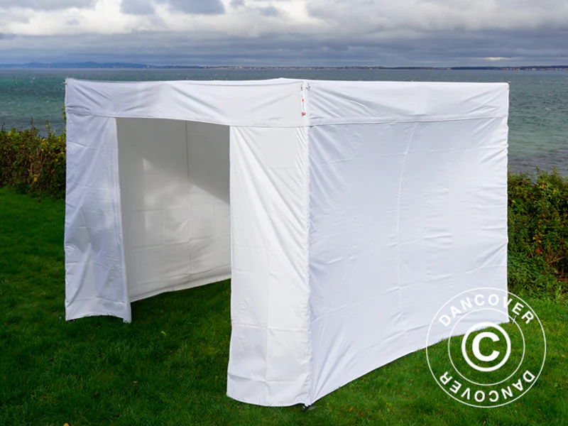 Foldetelt FleXtents® Xtreme 50 Exhibition m/sidevægge, 3x3m, Hvid, Brandhæmmende - Image 19