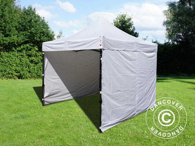 Foldetelt FleXtents Basic v.3, 3x3m Hvid, inkl. 4 sider - Image 7