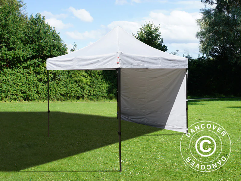 Foldetelt FleXtents Basic v.3, 3x3m Hvid, inkl. 4 sider - Image 9
