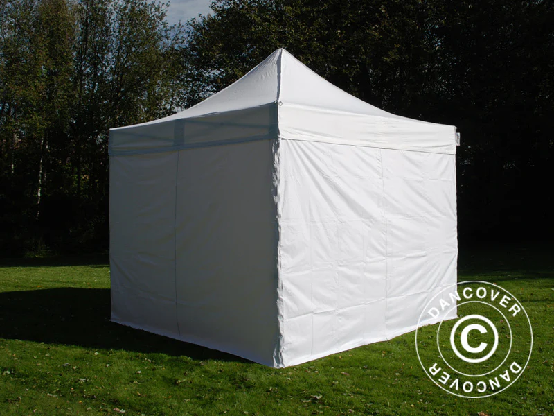 Foldetelt FleXtents Basic v.3, 4x4m Hvid, inkl. 4 sider - Image 7