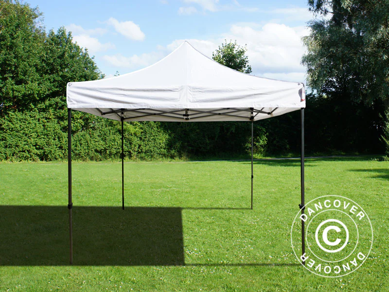 Foldetelt FleXtents Basic v.3, 4x4m Hvid, inkl. 4 sider - Image 8