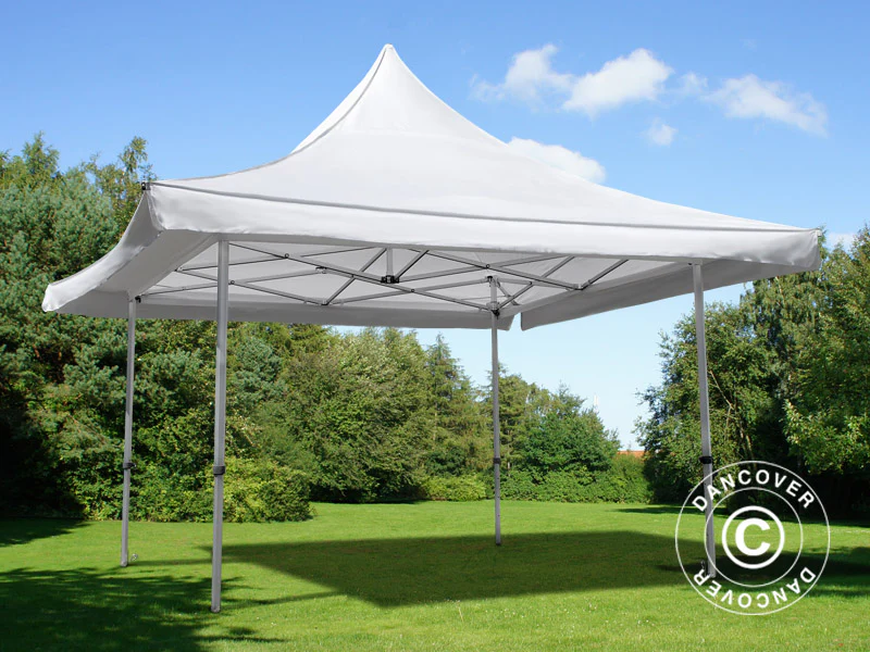 Foldetelt FleXtents Pagoda Xtreme 50 3x3m / (4x4m) Hvid - Image 3