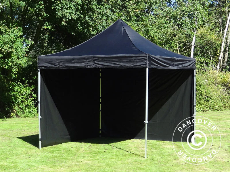 Foldetelt FleXtents PRO 2,5x2,5m Sort, inkl. 4 sider - Image 13