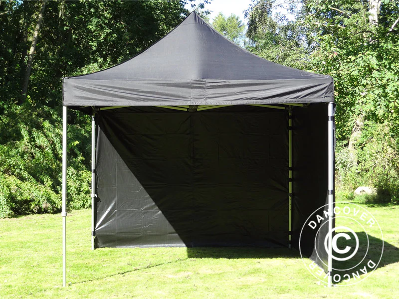 Foldetelt FleXtents PRO 2,5x2,5m Sort, inkl. 4 sider - Image 17