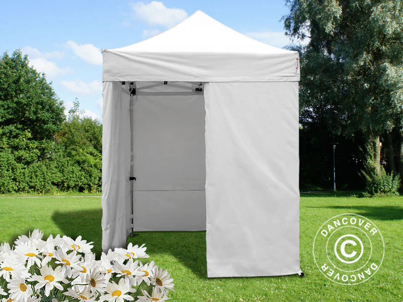 Foldetelt FleXtents PRO 2x2m Hvid, inkl. 4 sider - Image 7
