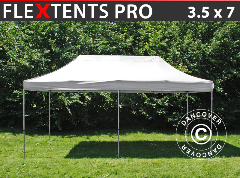 Foldetelt FleXtents PRO 3,5x7m Hvid