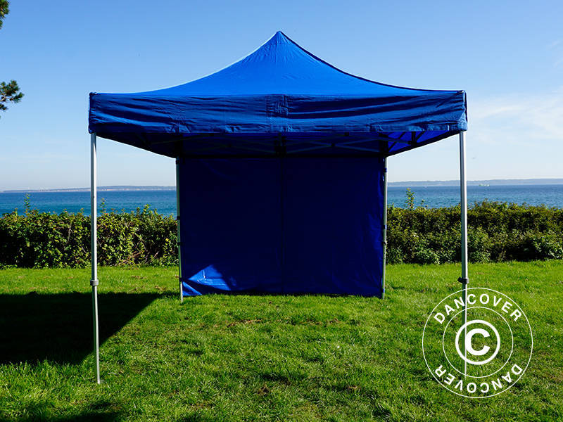 Foldetelt FleXtents PRO 3x3m Blå, inkl. 4 sider - Image 10