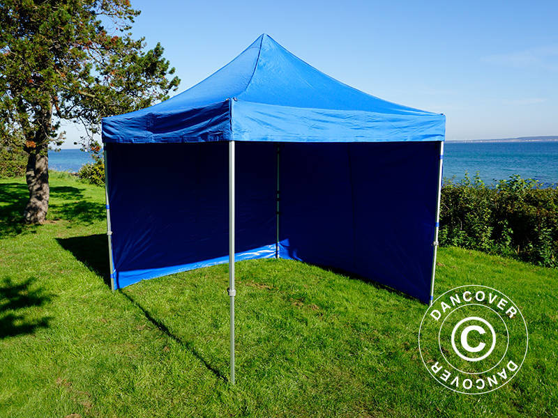 Foldetelt FleXtents PRO 3x3m Blå, inkl. 4 sider - Image 11
