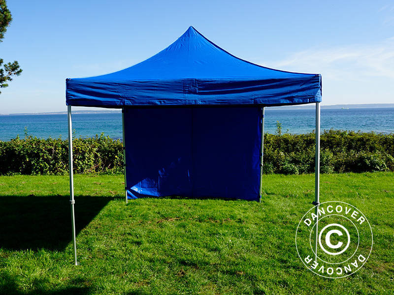 Foldetelt FleXtents PRO 3x3m Blå, inkl. 4 sider - Image 12