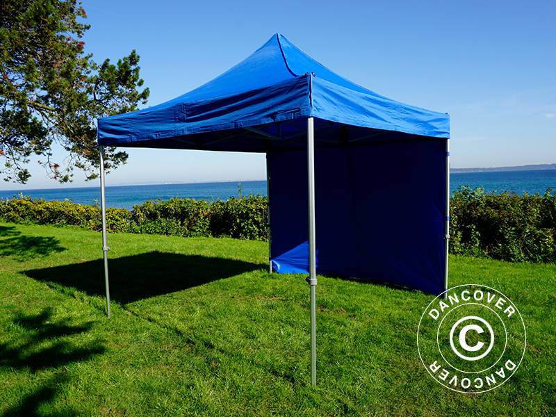 Foldetelt FleXtents PRO 3x3m Blå, inkl. 4 sider - Image 13
