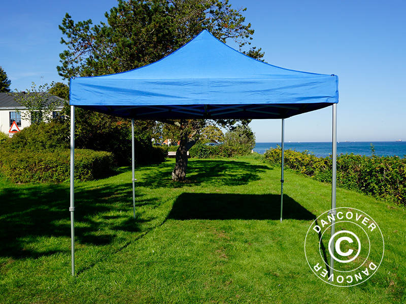 Foldetelt FleXtents PRO 3x3m Blå, inkl. 4 sider - Image 5