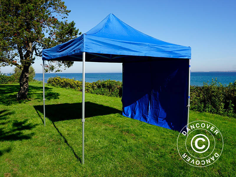Foldetelt FleXtents PRO 3x3m Blå, inkl. 4 sider - Image 7