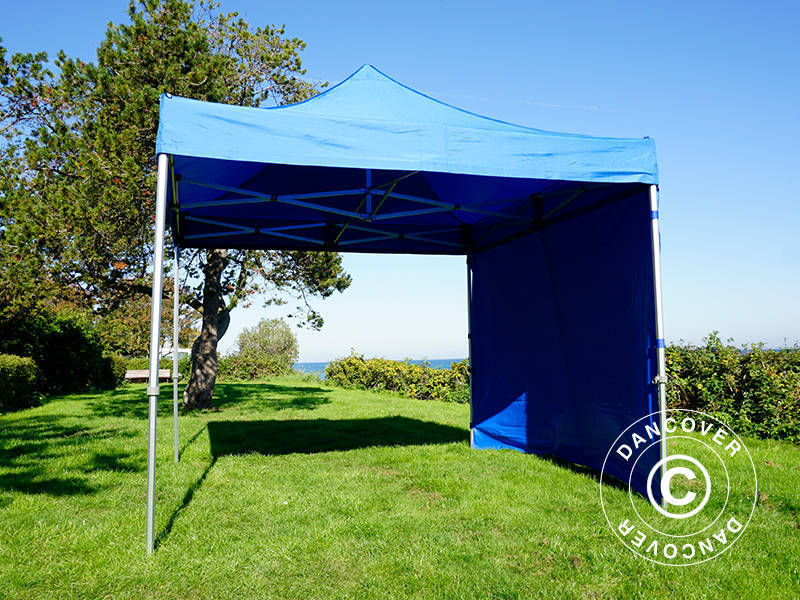 Foldetelt FleXtents PRO 3x3m Blå, inkl. 4 sider - Image 9