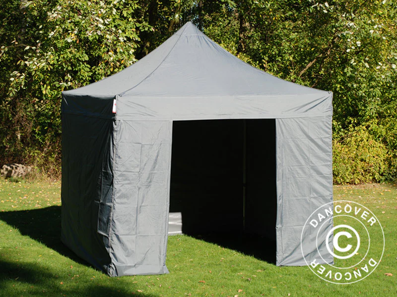 Foldetelt FleXtents PRO 3x3m Grå, inkl. 4 sider - Image 10