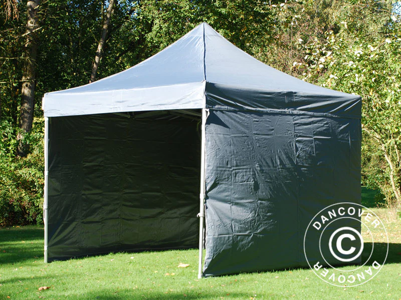 Foldetelt FleXtents PRO 3x3m Grå, inkl. 4 sider - Image 14