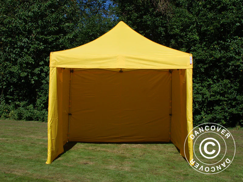 Foldetelt FleXtents PRO 3x3m Gul, inkl. 4 sider - Image 14