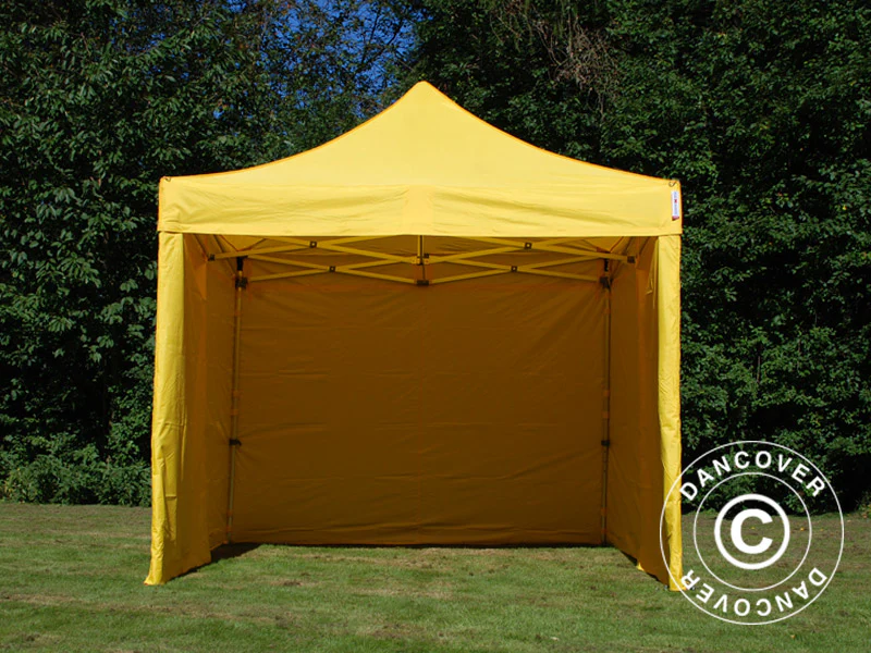 Foldetelt FleXtents PRO 3x3m Gul, inkl. 4 sider - Image 15