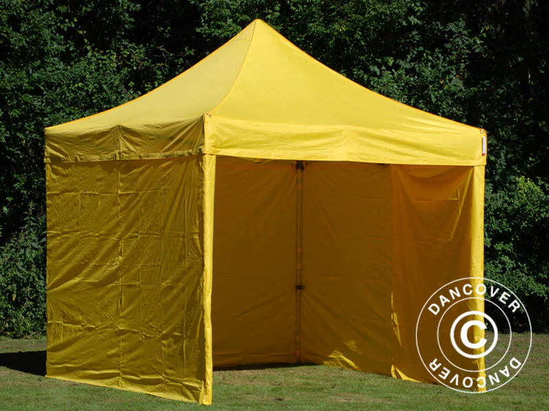 Foldetelt FleXtents PRO 3x3m Gul, inkl. 4 sider - Image 18