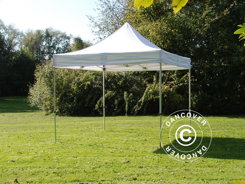Foldetelt FleXtents PRO 3x3m Hvid, Brandhæmmende - Image 5