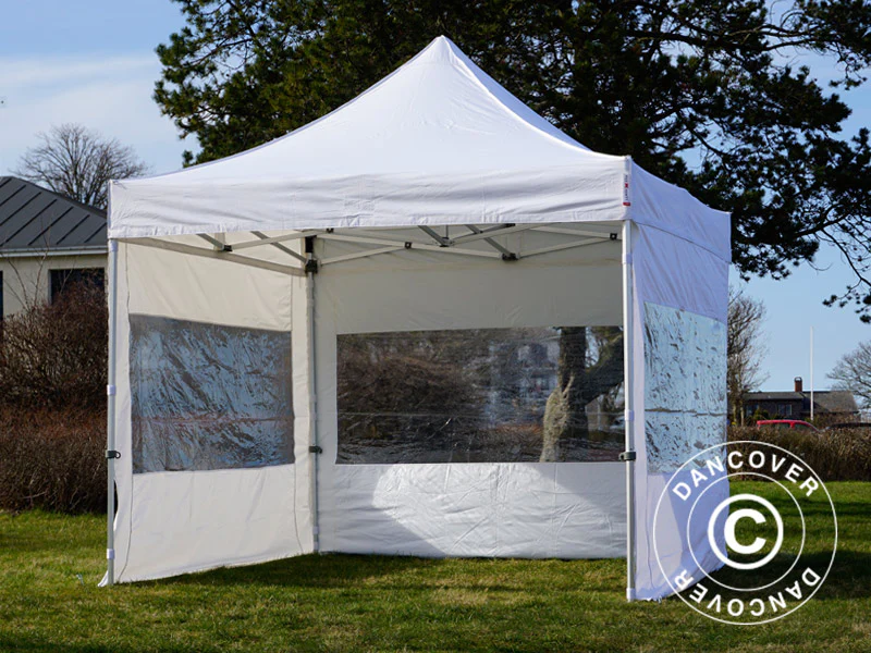Foldetelt FleXtents PRO 3x3m Hvid,  inkl. 4 sider - Image 10