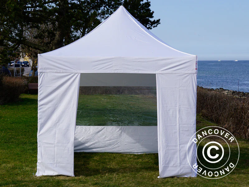 Foldetelt FleXtents PRO 3x3m Hvid,  inkl. 4 sider - Image 11