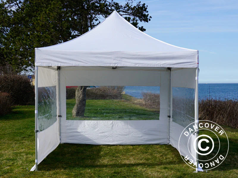 Foldetelt FleXtents PRO 3x3m Hvid,  inkl. 4 sider - Image 16