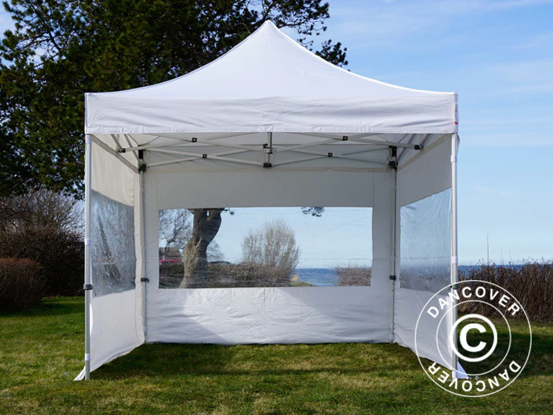 Foldetelt FleXtents PRO 3x3m Hvid,  inkl. 4 sider - Image 2