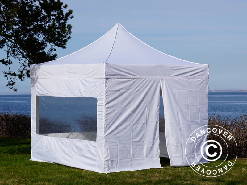 Foldetelt FleXtents PRO 3x3m Hvid,  inkl. 4 sider - Image 20
