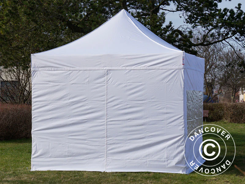 Foldetelt FleXtents PRO 3x3m Hvid,  inkl. 4 sider - Image 4