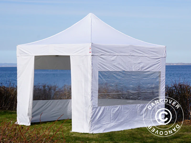 Foldetelt FleXtents PRO 3x3m Hvid,  inkl. 4 sider - Image 5