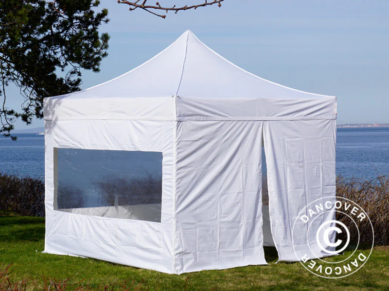 Foldetelt FleXtents PRO 3x3m Hvid,  inkl. 4 sider - Image 6