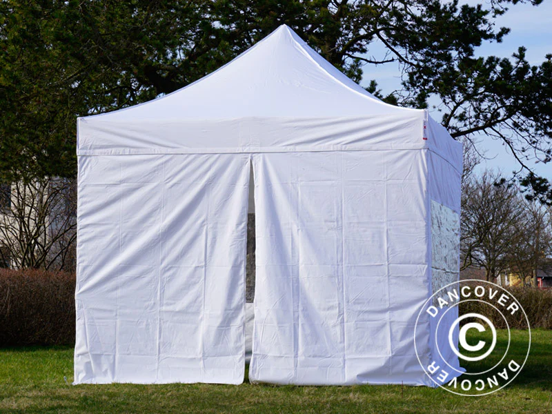 Foldetelt FleXtents PRO 3x3m Hvid,  inkl. 4 sider - Image 8