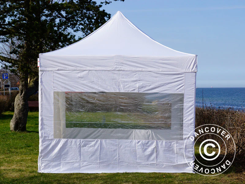 Foldetelt FleXtents PRO 3x3m Hvid,  inkl. 4 sider - Image 9