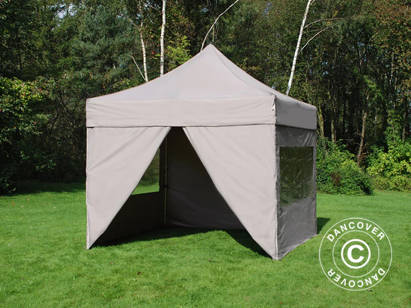 Foldetelt FleXtents PRO 3x3m Latte, inkl. 4 sider - Image 12