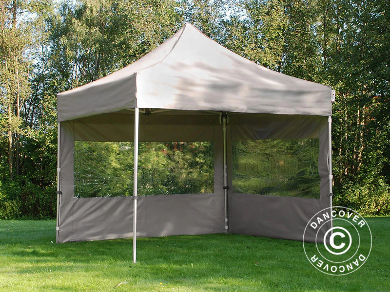 Foldetelt FleXtents PRO 3x3m Latte, inkl. 4 sider - Image 3