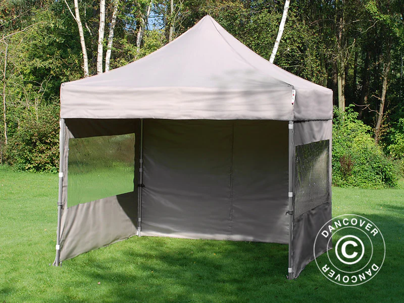Foldetelt FleXtents PRO 3x3m Latte, inkl. 4 sider - Image 6