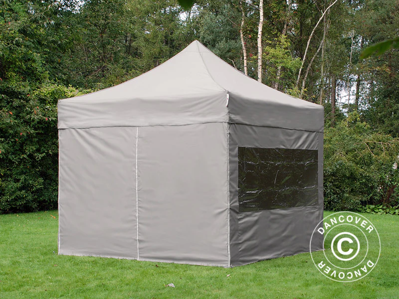 Foldetelt FleXtents PRO 3x3m Latte, inkl. 4 sider - Image 8