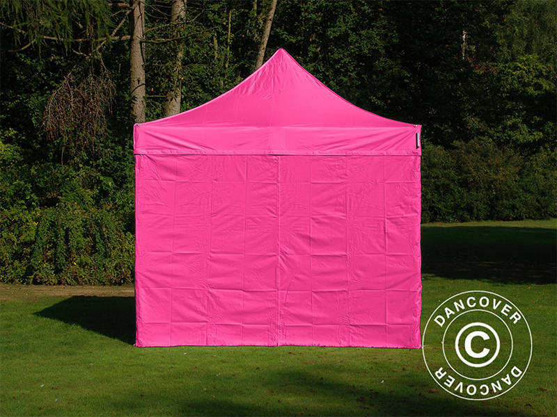 Foldetelt FleXtents PRO 3x3m Lyserød, inkl. 4 sider - Image 4