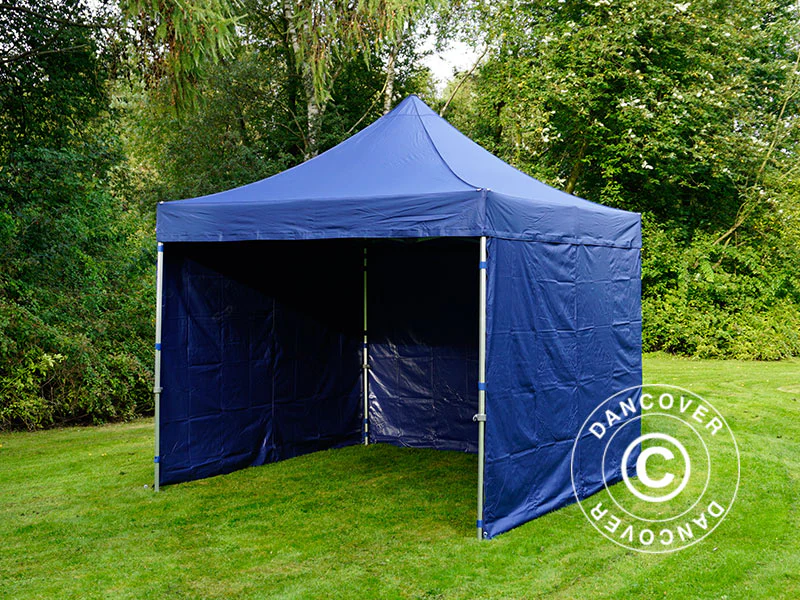 Foldetelt FleXtents PRO 3x3m Mørk blå, inkl. 4 sider - Image 14
