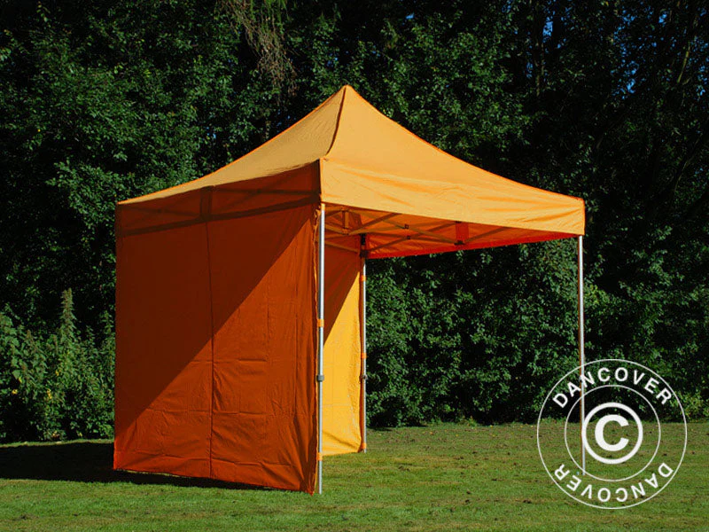 Foldetelt FleXtents PRO 3x3m Orange, inkl. 4 sider - Image 19