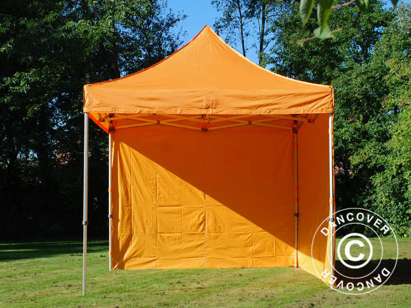 Foldetelt FleXtents PRO 3x3m Orange, inkl. 4 sider - Image 20