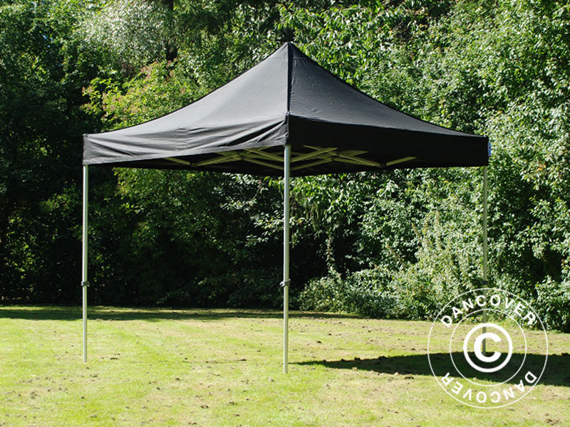 Foldetelt FleXtents PRO 3x3m Sort, Brandhæmmende - Image 3