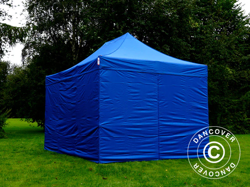 Foldetelt FleXtents PRO 3x4,5m Blå, inkl. 4 sider - Image 4
