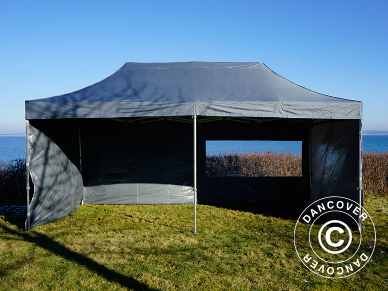 Foldetelt FleXtents PRO 3x6m Grå, inkl. 6 sider - Image 39