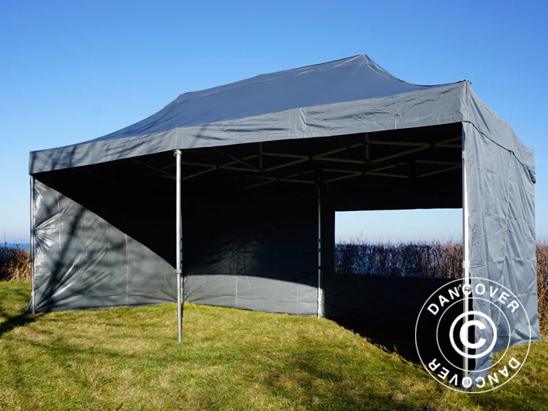 Foldetelt FleXtents PRO 3x6m Grå, inkl. 6 sider - Image 40